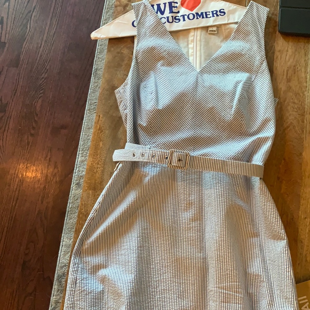 Jcrew seersucker dress